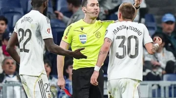 رابطة الليجا توضح مبررات إشهار البطاقة الحمراء في وجه لاعب ريال مدريد أمام خيتافي